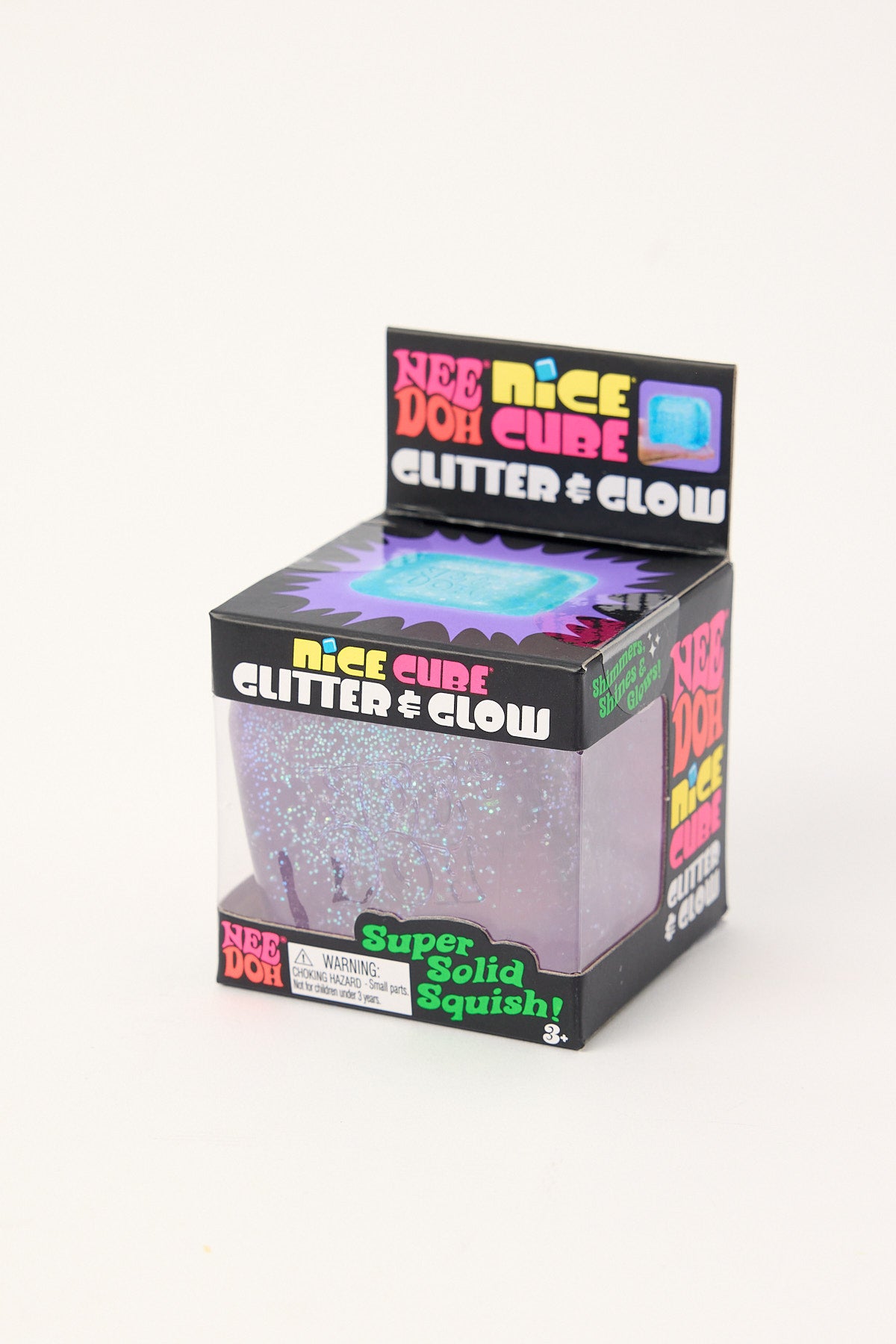 William Valentine Nice Cube Glitter & Glow Nee Doh Multi