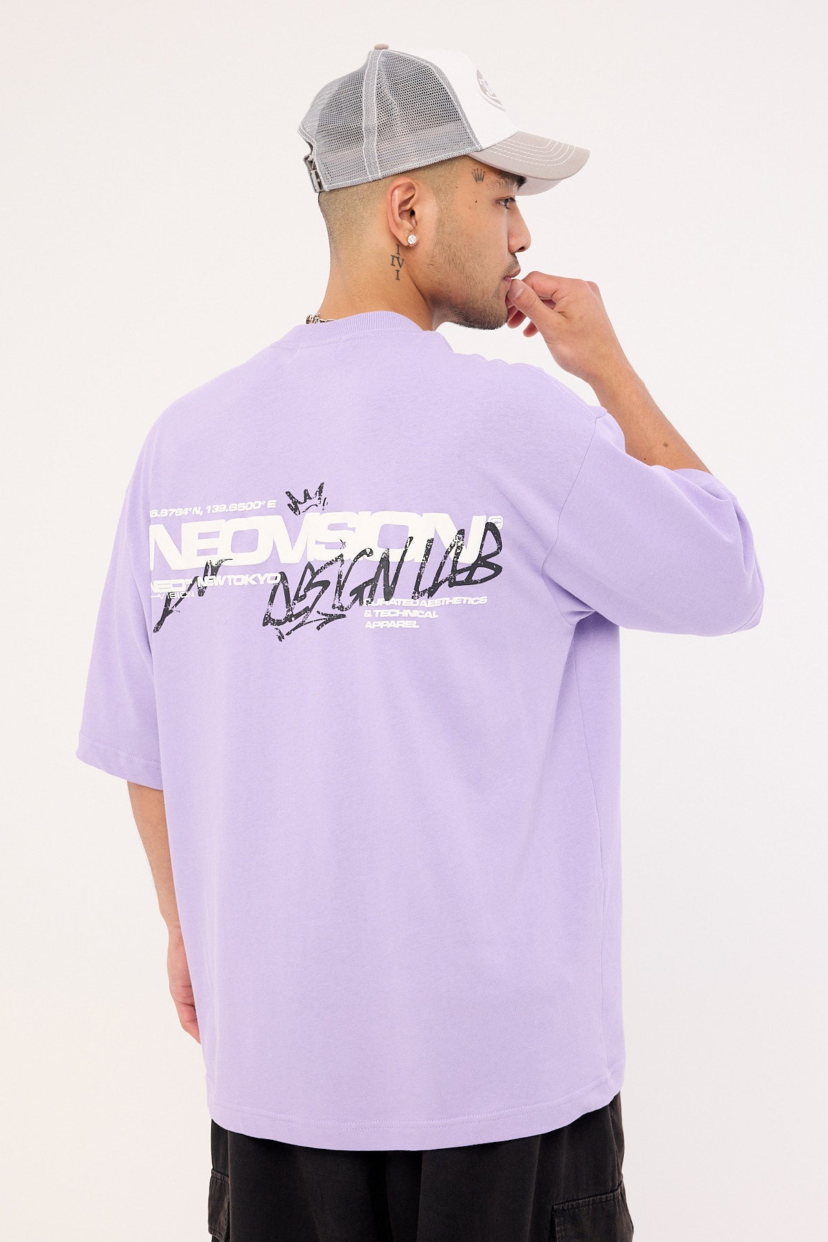 Neovision Mural Oversize Super Heavy Tee Grape