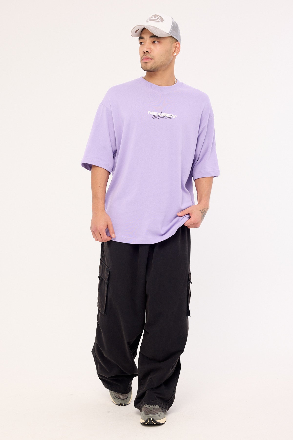 Neovision Mural Oversize Super Heavy Tee Grape
