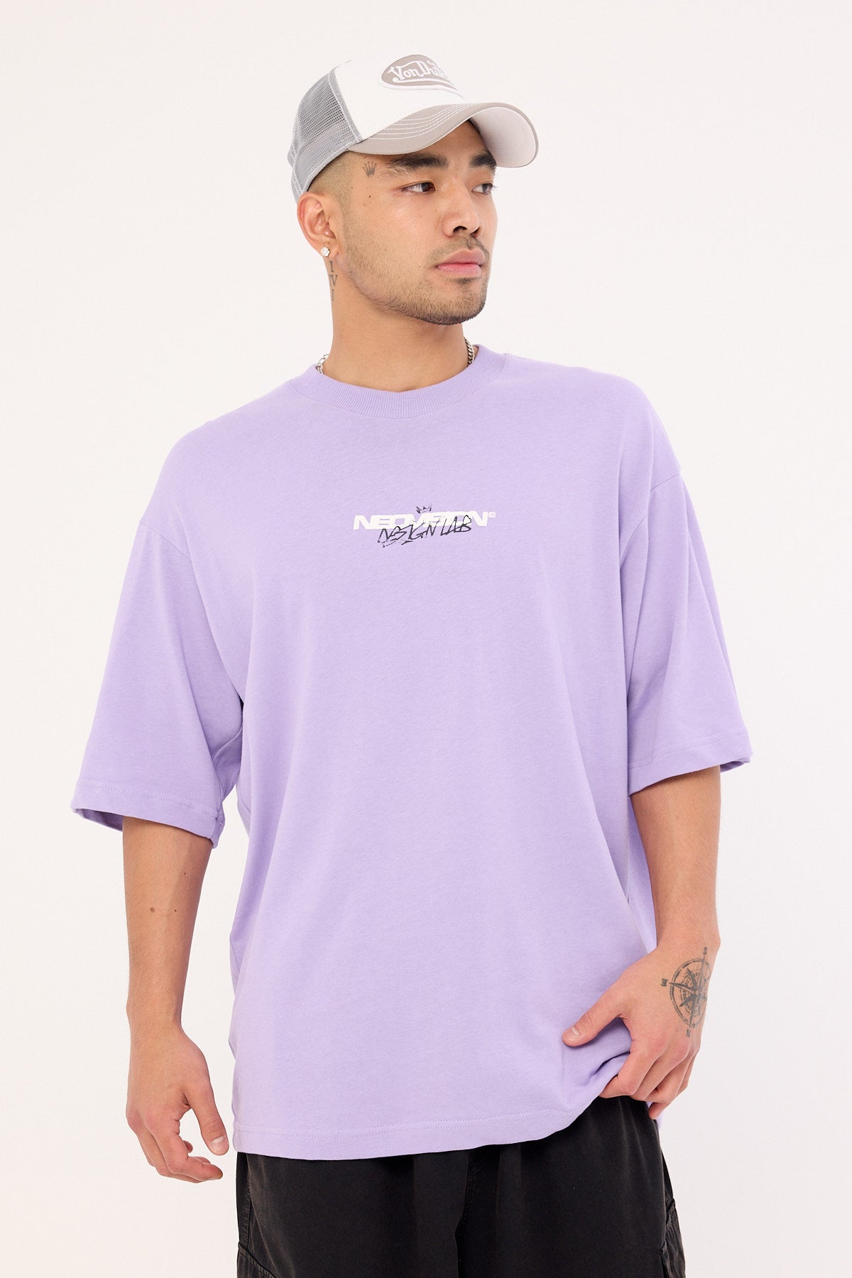 Neovision Mural Oversize Super Heavy Tee Grape