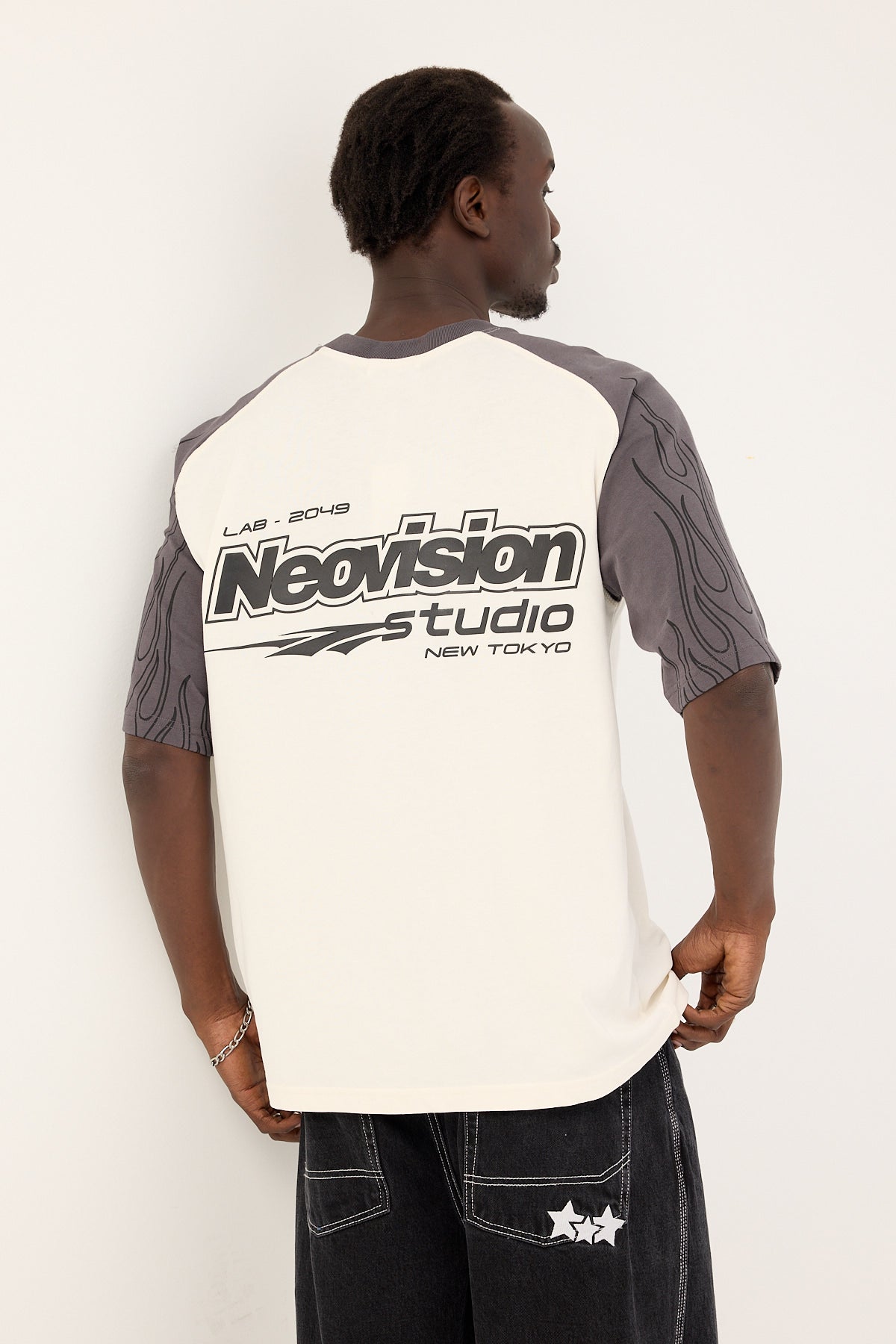 Neovision Inferno Raglan Street Super Heavy Tee Off White