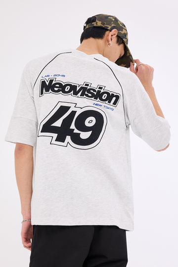 Neovision Control Raglan Street Super Heavy Tee Snow Marle