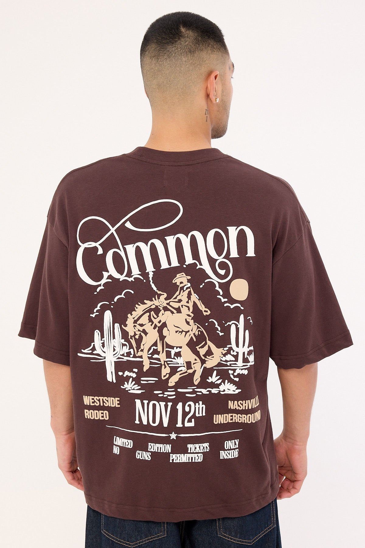 Common Need Outpost Heavyweight Easy Tee Dark Brown