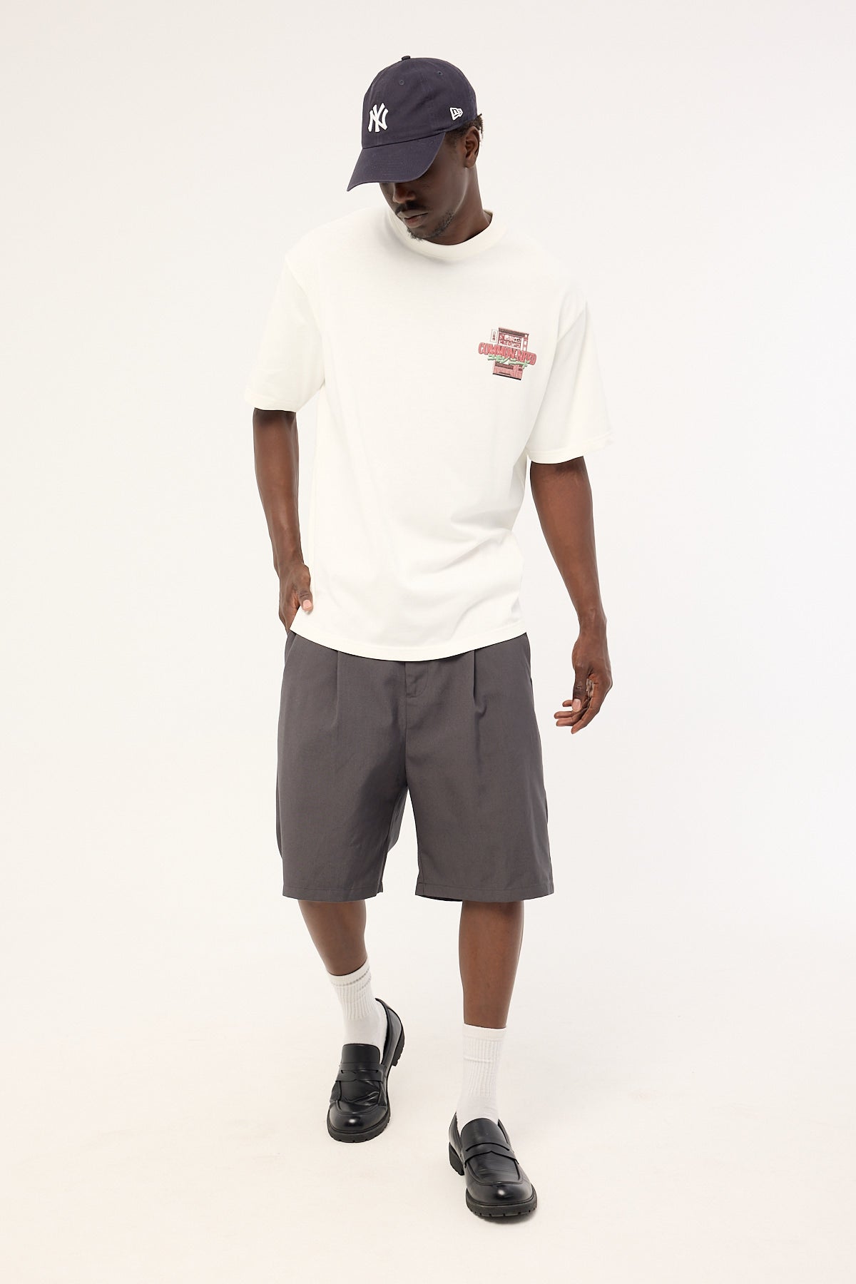 Common Need Vendor Heavyweight Boxy Tee White