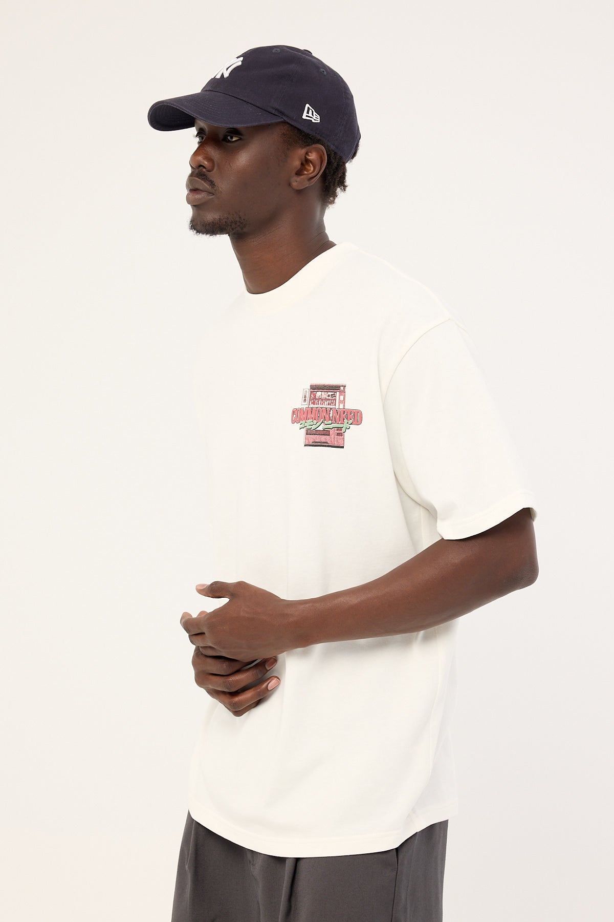 Common Need Vendor Heavyweight Boxy Tee White