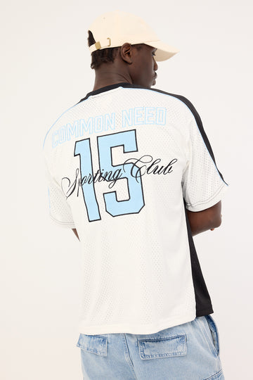 Common Need Timeout V Neck Jersey Black/Grey