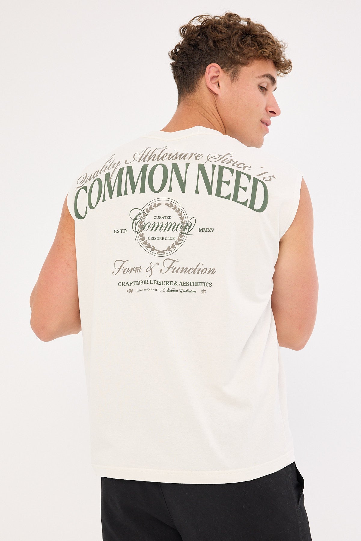 Common Need Enroll Muscle Tank Washed Grey Fog