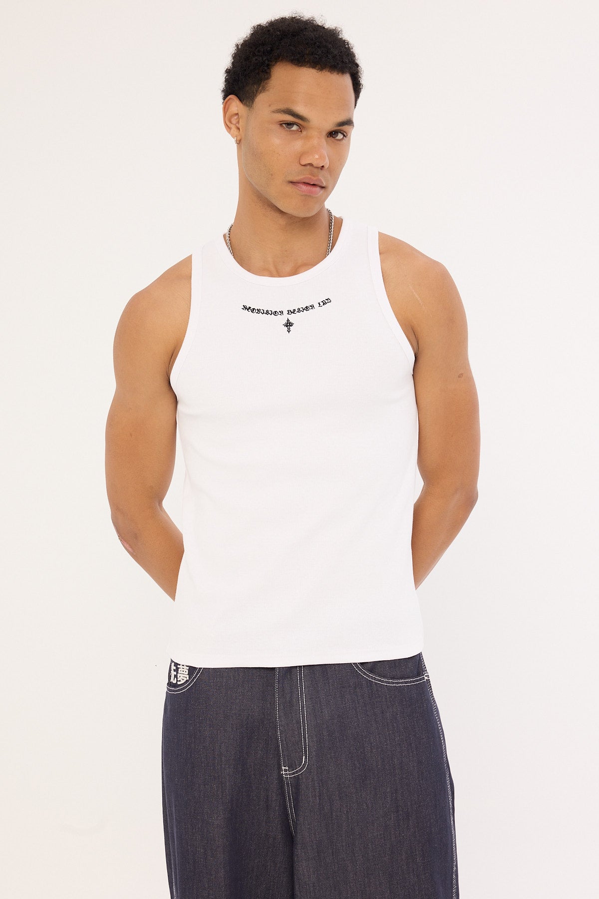 Neovision Tomb Restricted Singlet Tank White