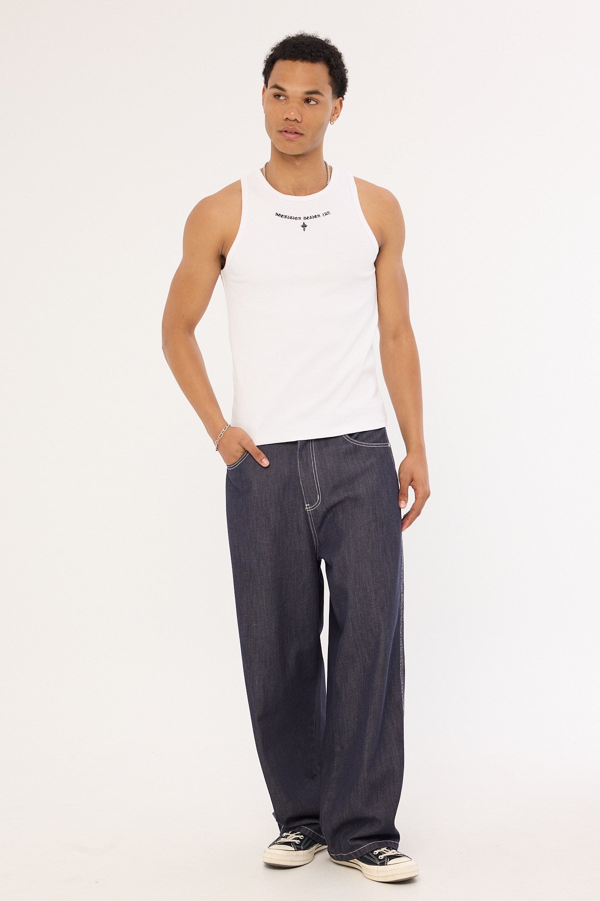 Neovision Tomb Restricted Singlet Tank White