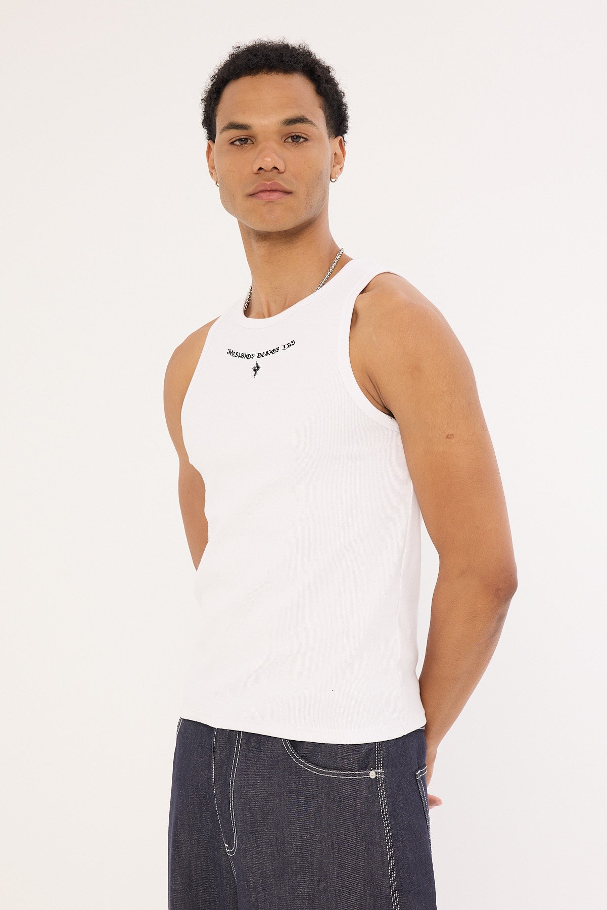 Neovision Tomb Restricted Singlet Tank White