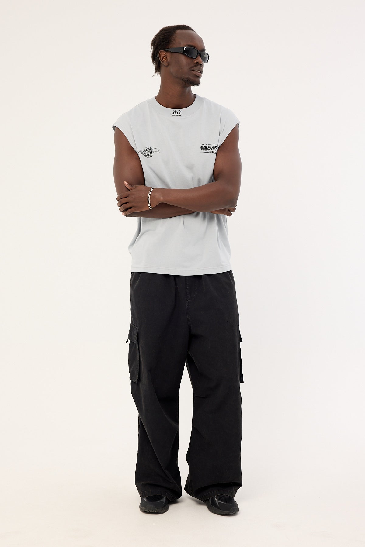 Neovision Inferno Muscle Tank Ice Grey