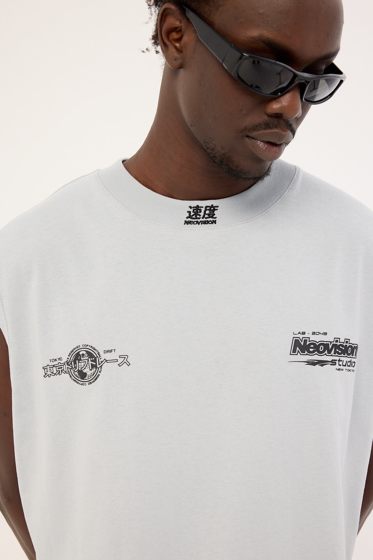 Neovision Inferno Muscle Tank Ice Grey