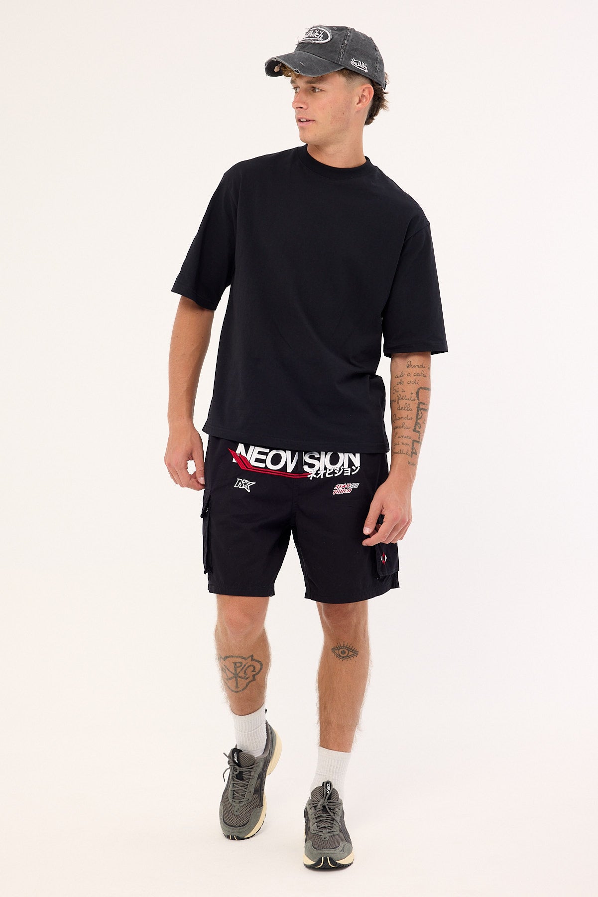 Neovision Surge Elastic Waist Cargo Short Black
