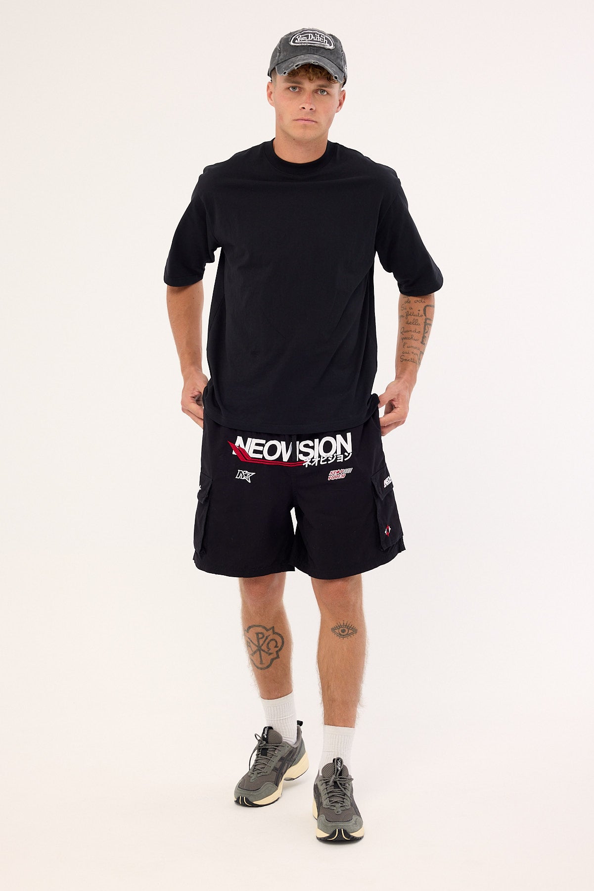 Neovision Surge Elastic Waist Cargo Short Black