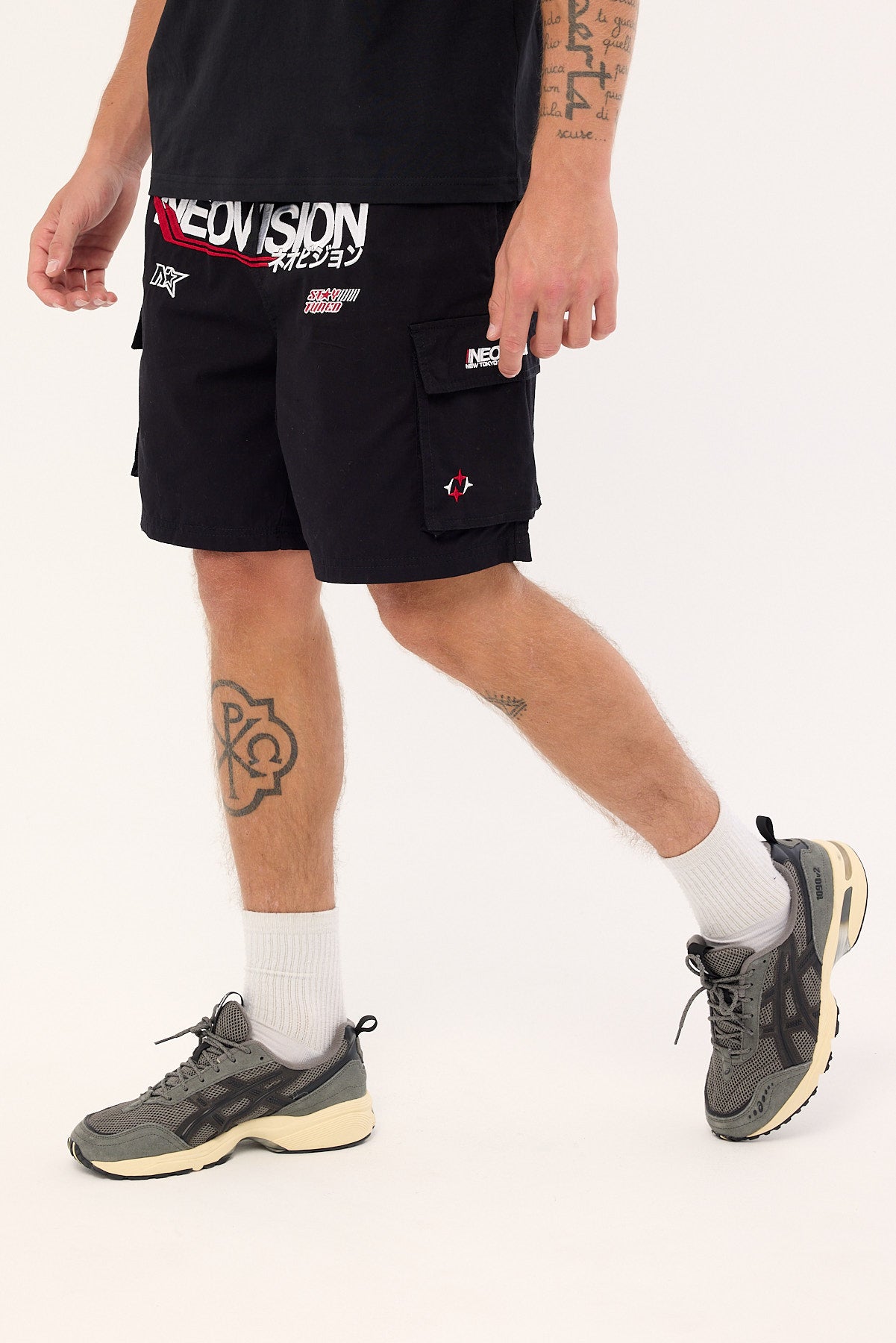 Neovision Surge Elastic Waist Cargo Short Black