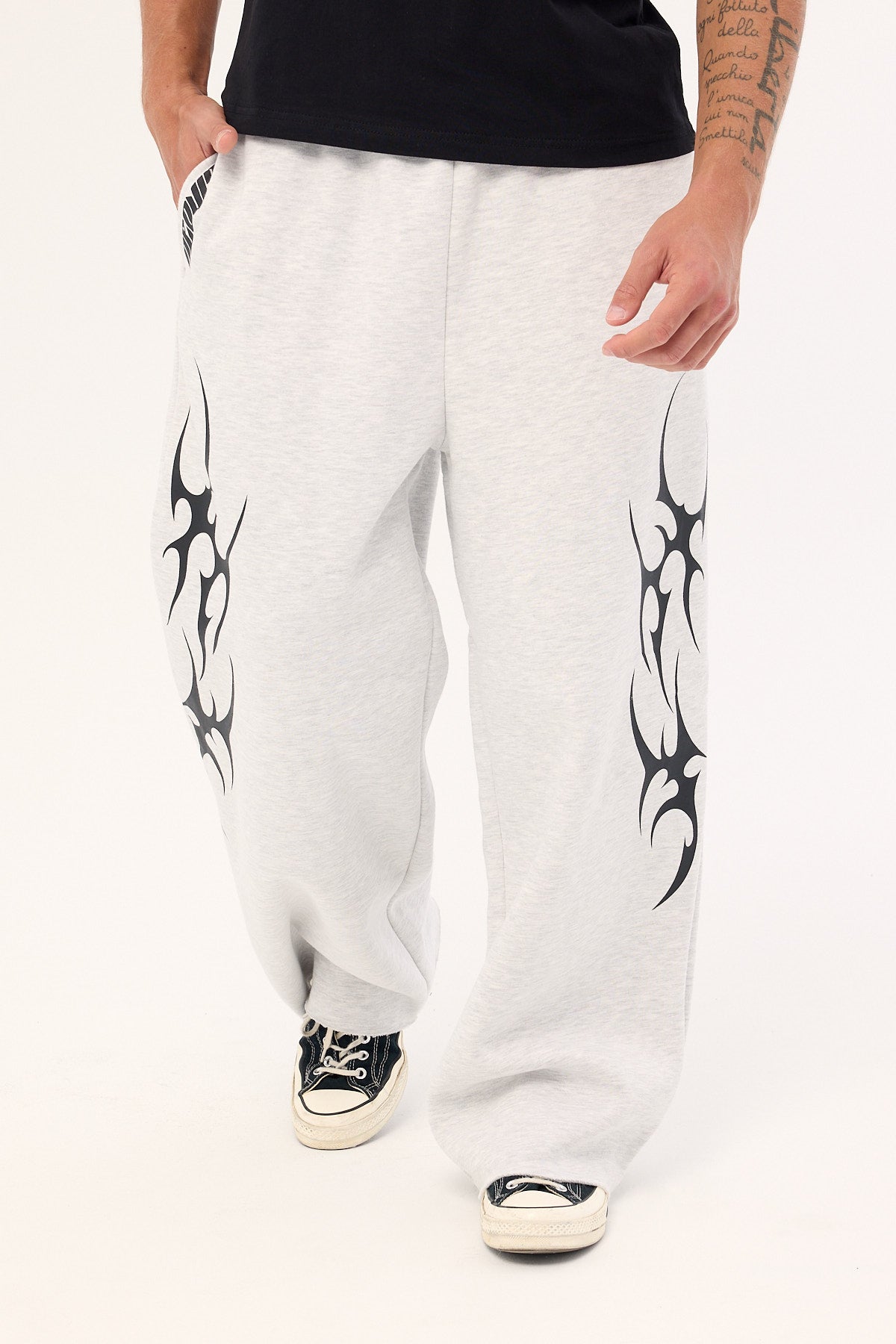 Neovision Tribal Super Baggy Sweatpant Snow Marle