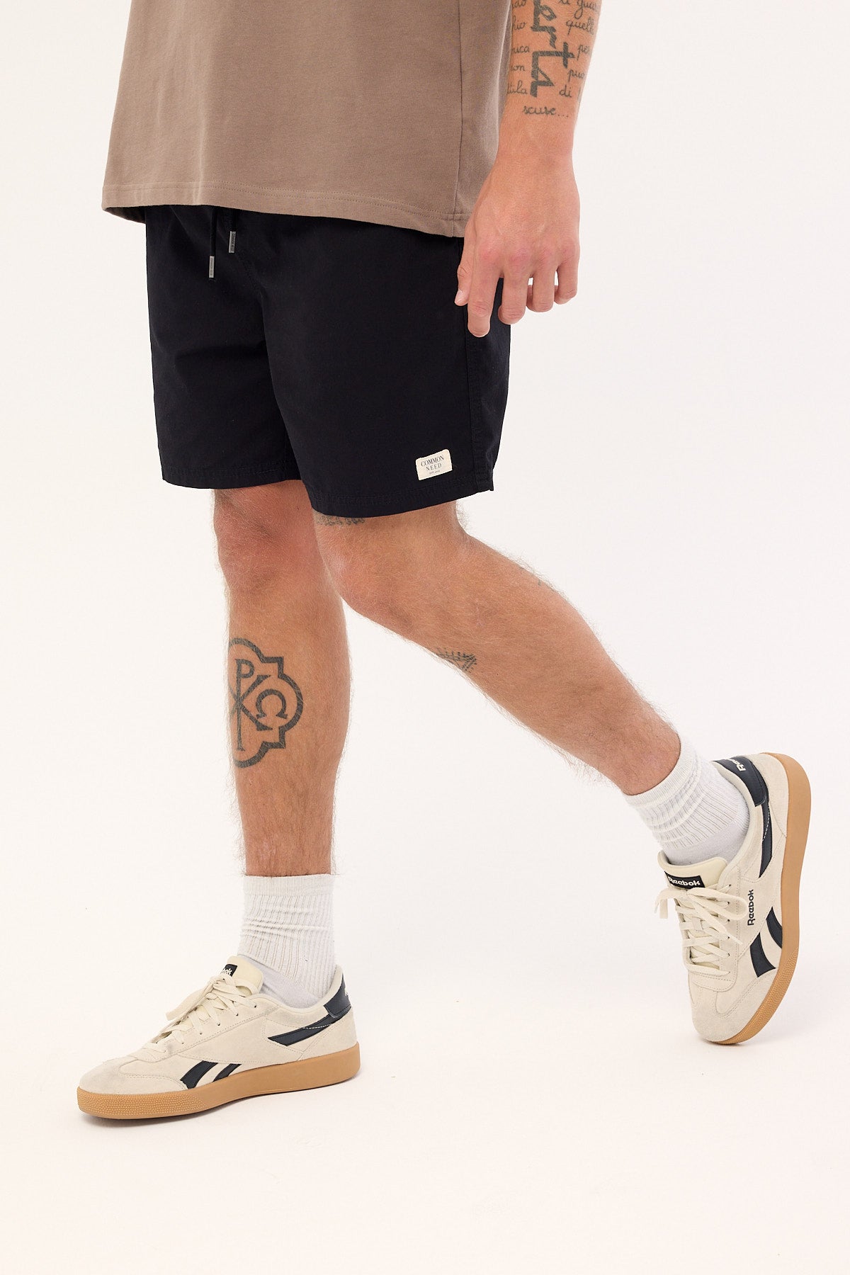 Common Need Habitat Elastic Waist Short Black