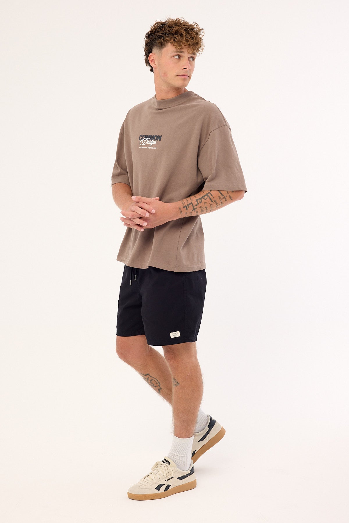 Common Need Habitat Elastic Waist Short Black