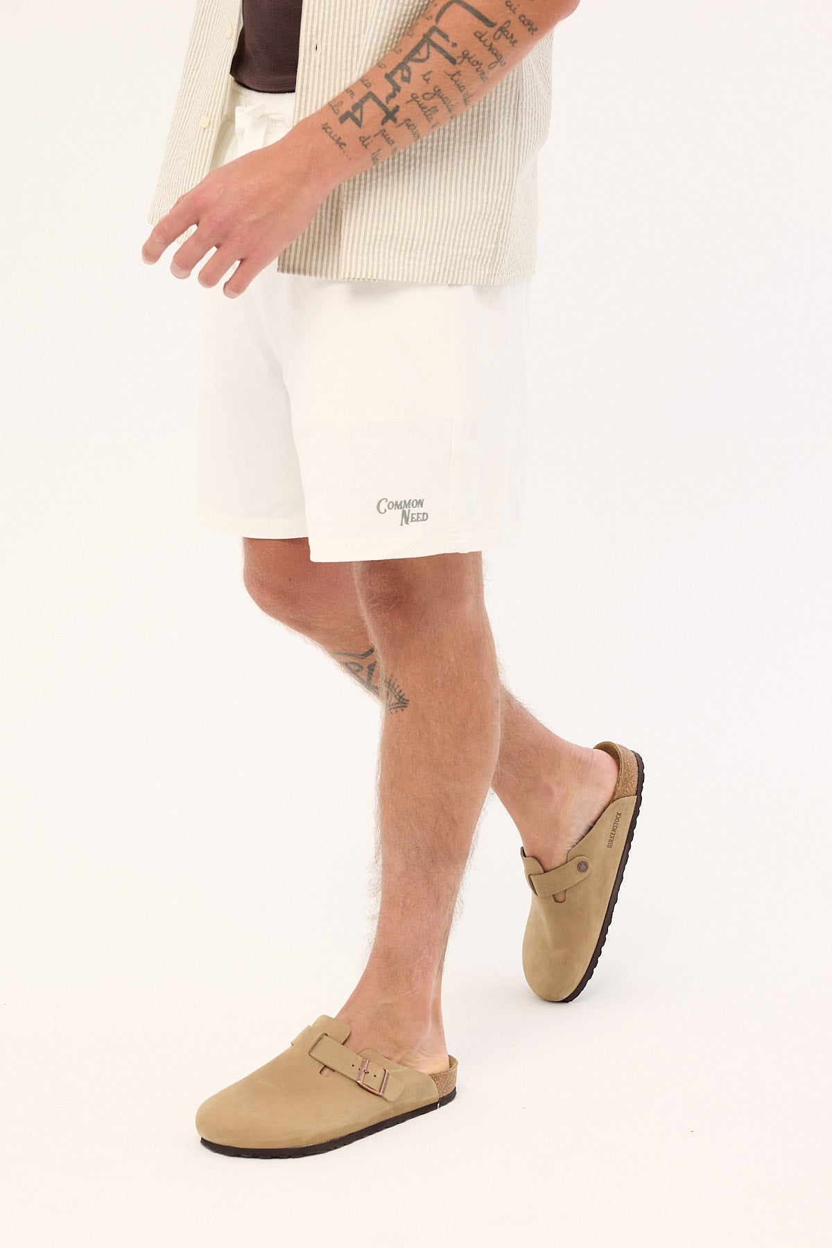 Common Need Santorini Elastic Waist Short White