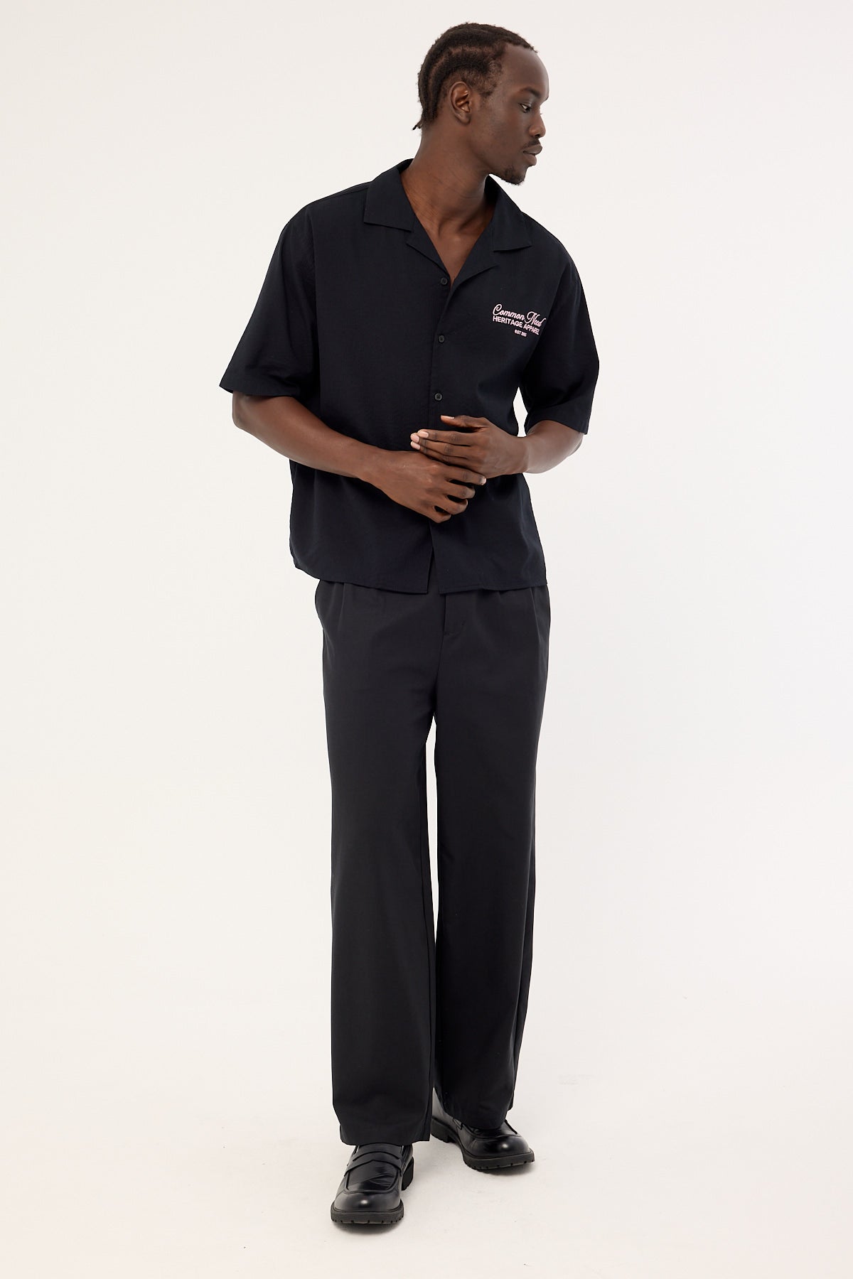 Common Need Jaxon Baggy Tailored Trouser Black