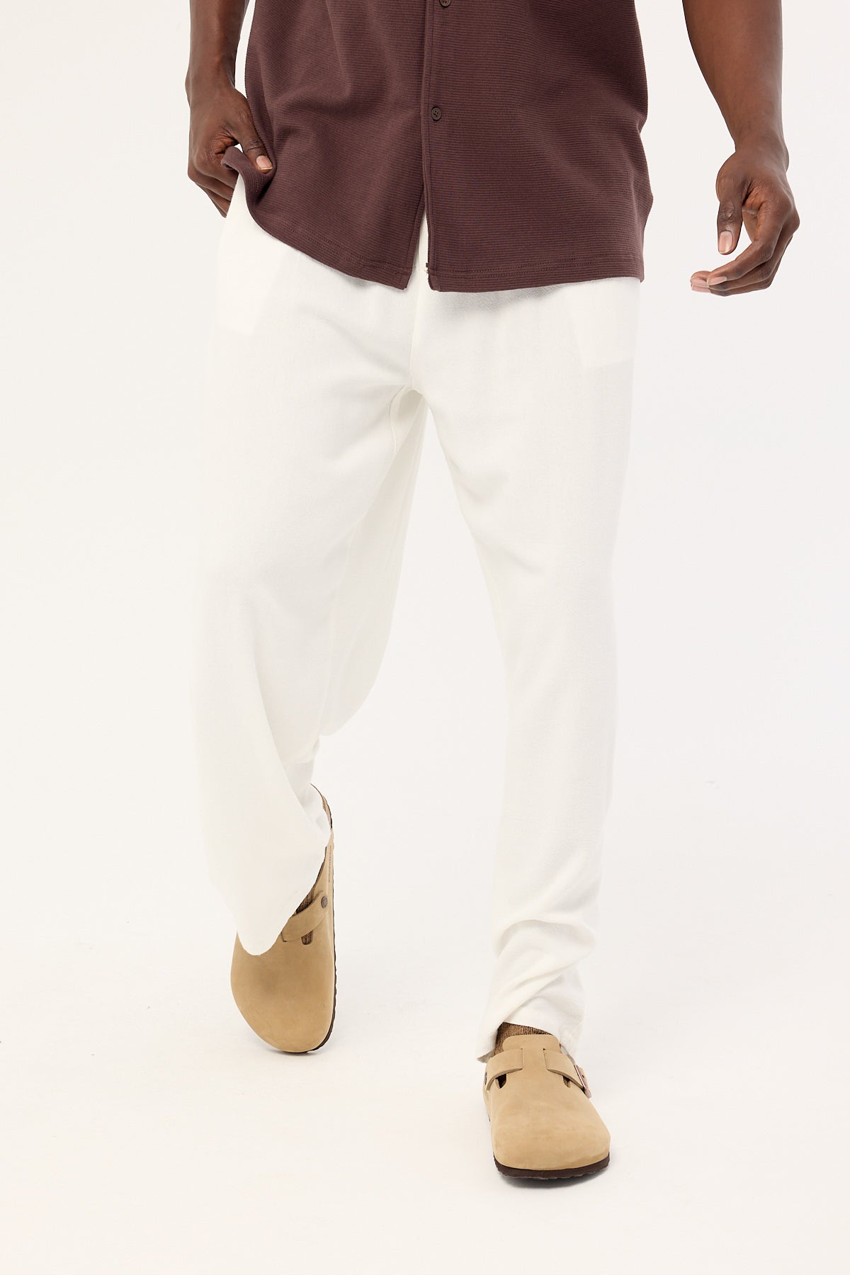 Common Need Sorelle Elastic Waist Pant White