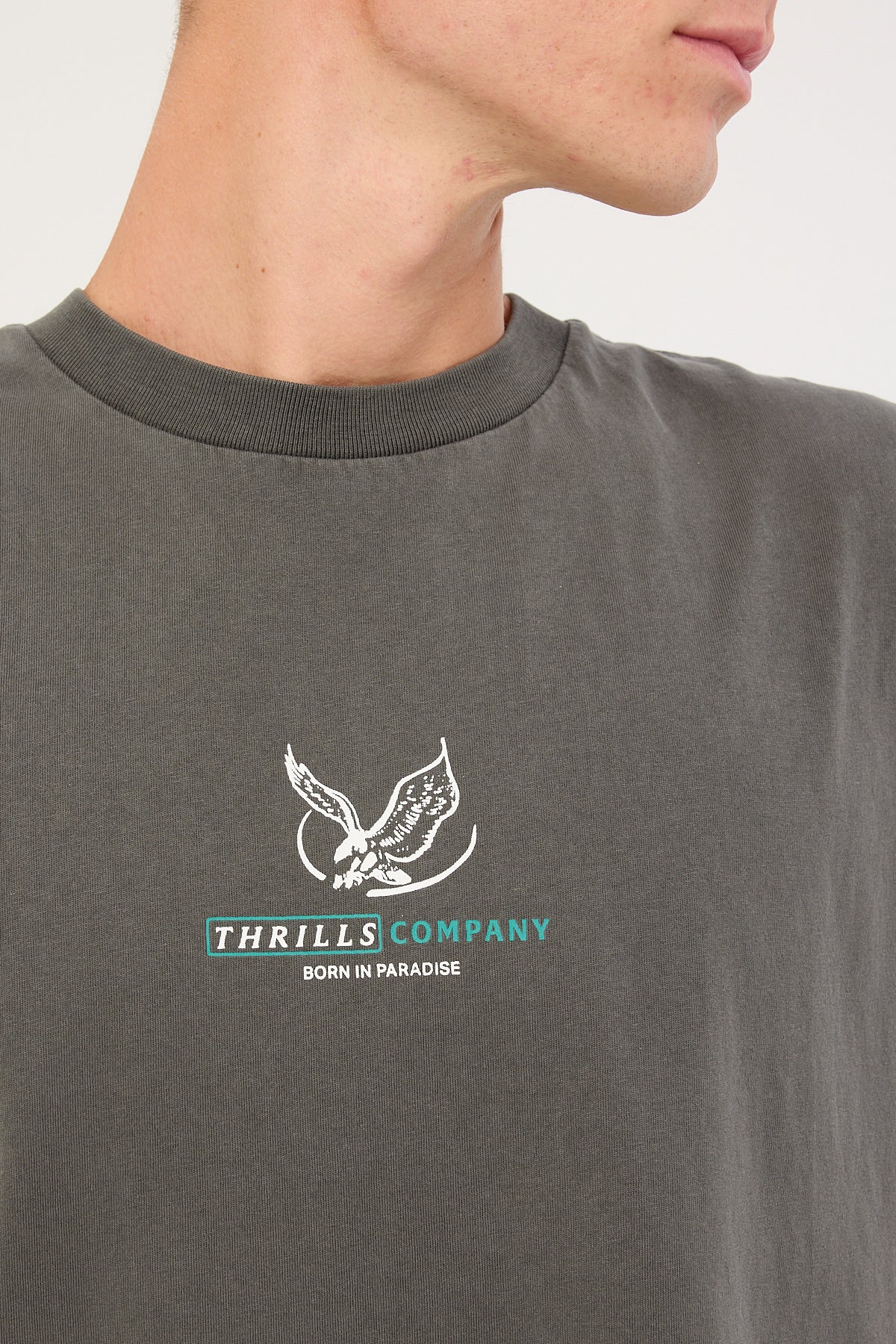 Thrills Glory Merch Fit Muscle Tee Black