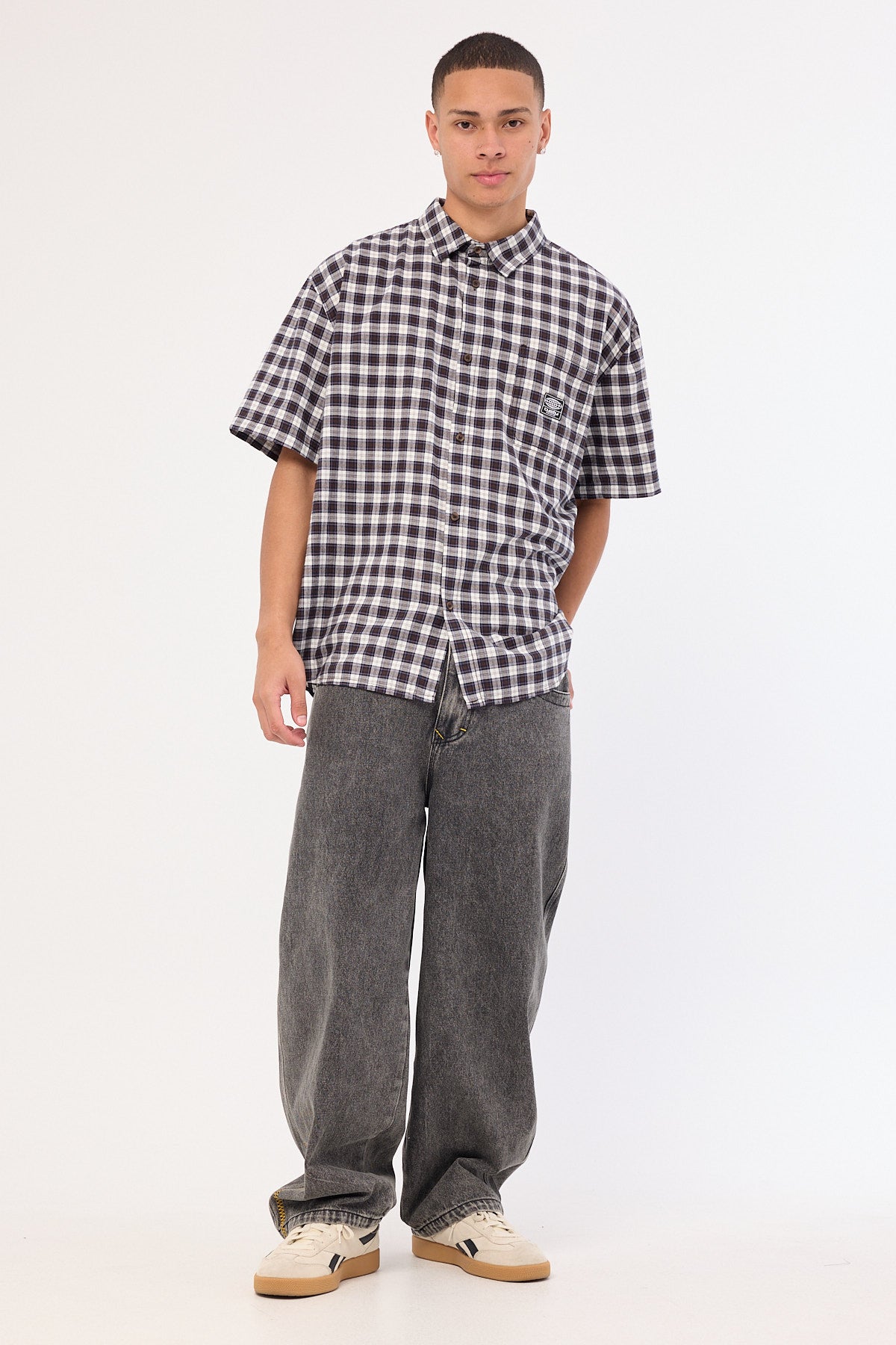 Rusty Boneyard Cacoon Jean Washed Black