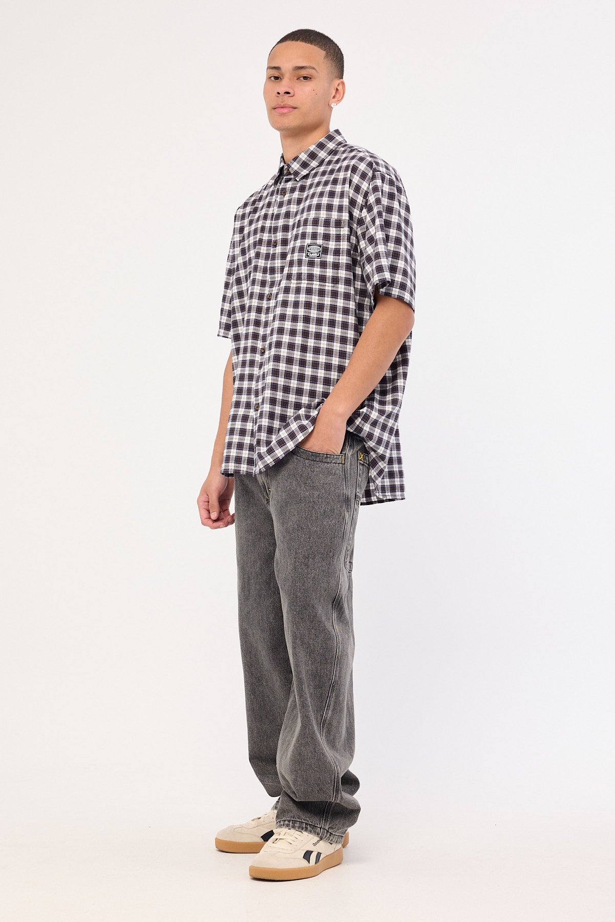 Rusty Boneyard Cacoon Jean Washed Black