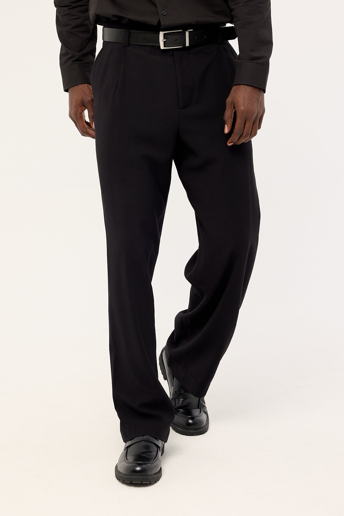 Common Need Leo Relaxed Tailored Trouser Black