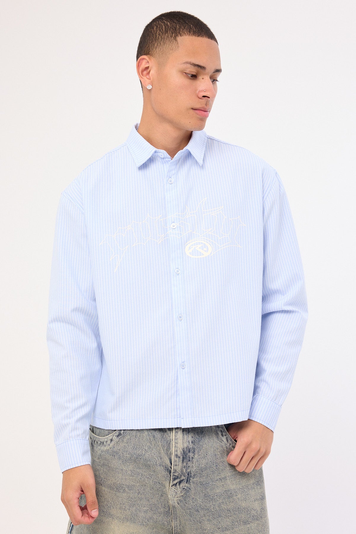 Rusty Freaker Long Sleeve Shirt Sky Blue