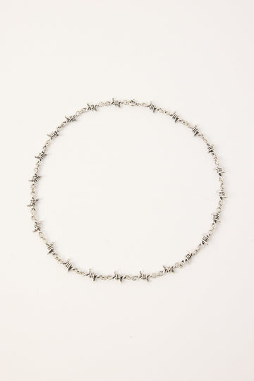Neovision Snare Necklace Antique Silver