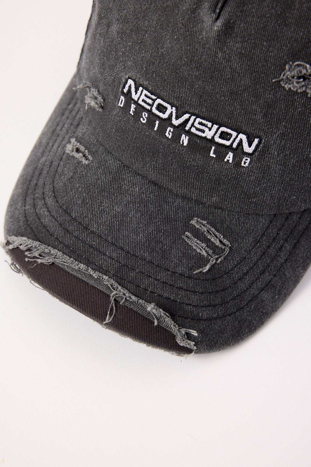 Neovision Arkos Distressed Trucker Cap Washed Black