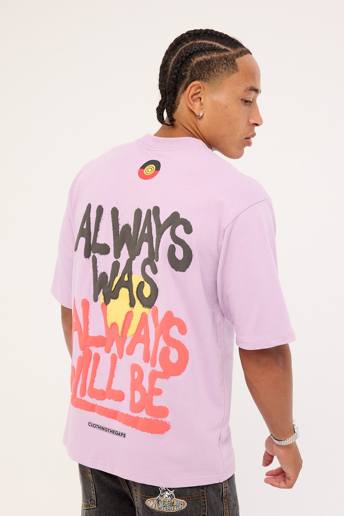 Clothing The Gaps Always Was Resistance Tee Lilac