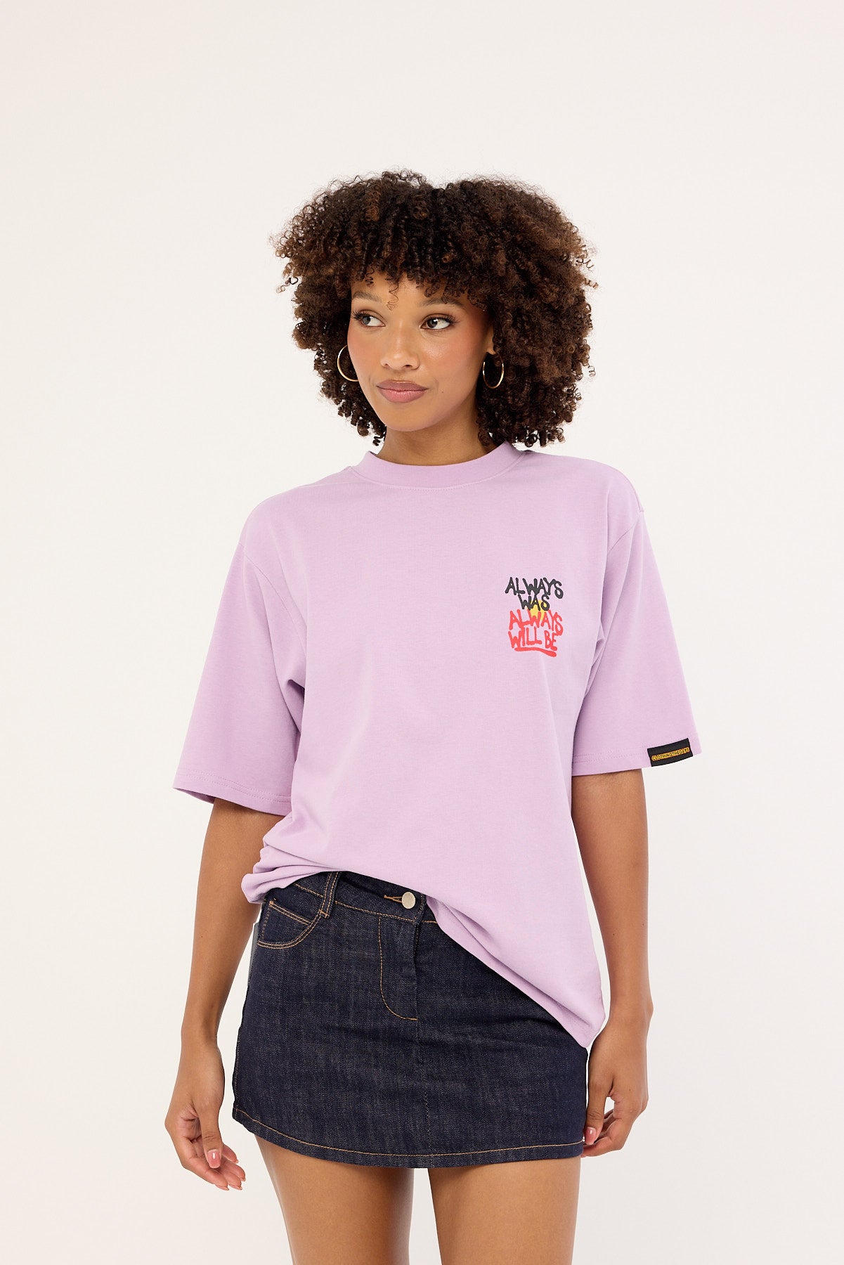 Clothing The Gaps Always Was Resistance Tee Lilac