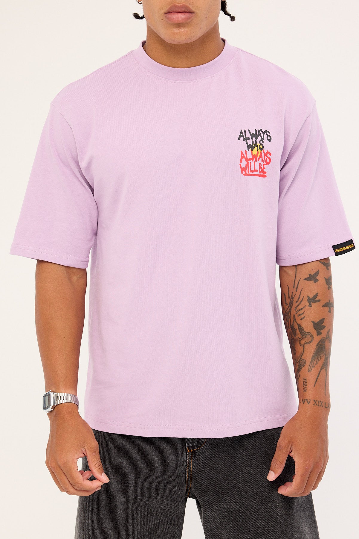Clothing The Gaps Always Was Resistance Tee Lilac
