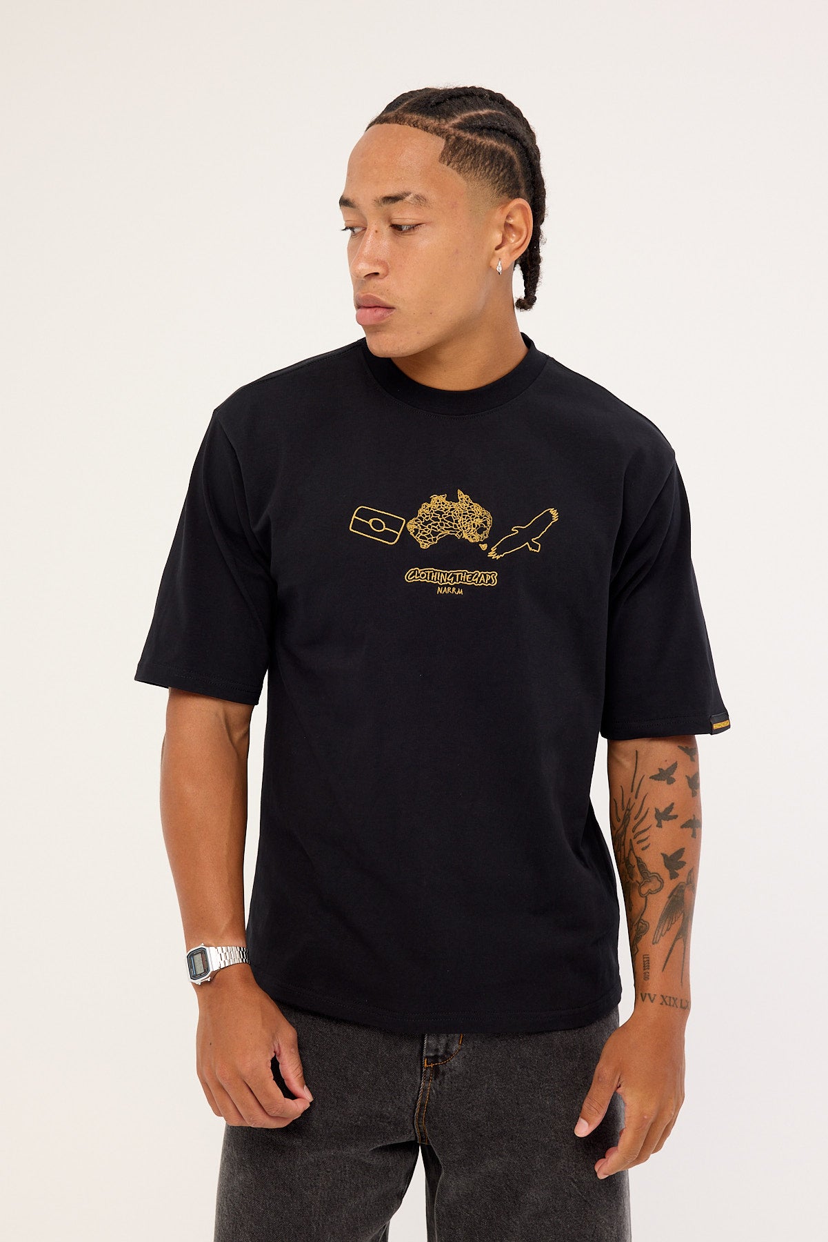 Clothing The Gaps Icon Tee Black