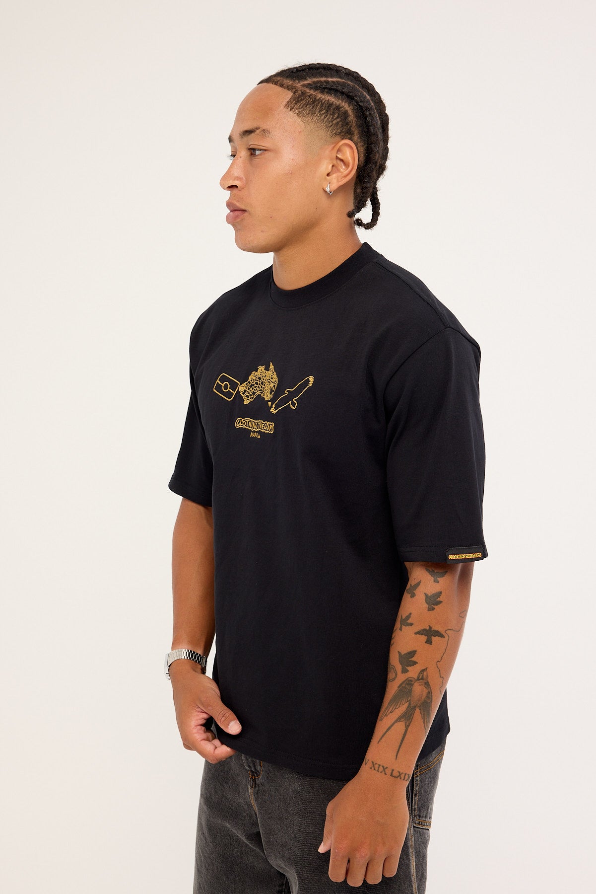Clothing The Gaps Icon Tee Black