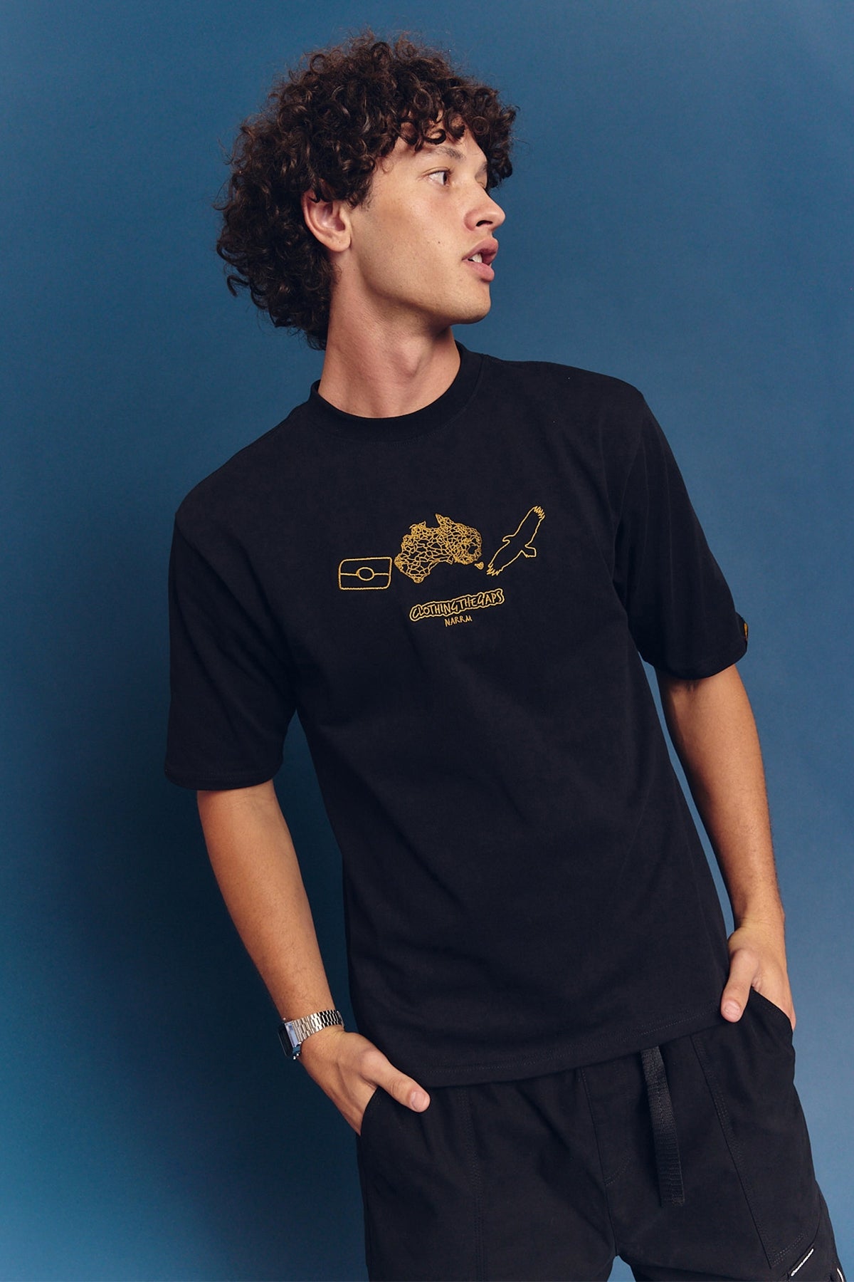 Clothing The Gaps Icon Tee Black