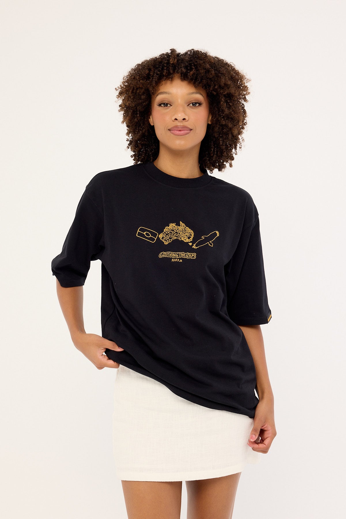 Clothing The Gaps Icon Tee Black
