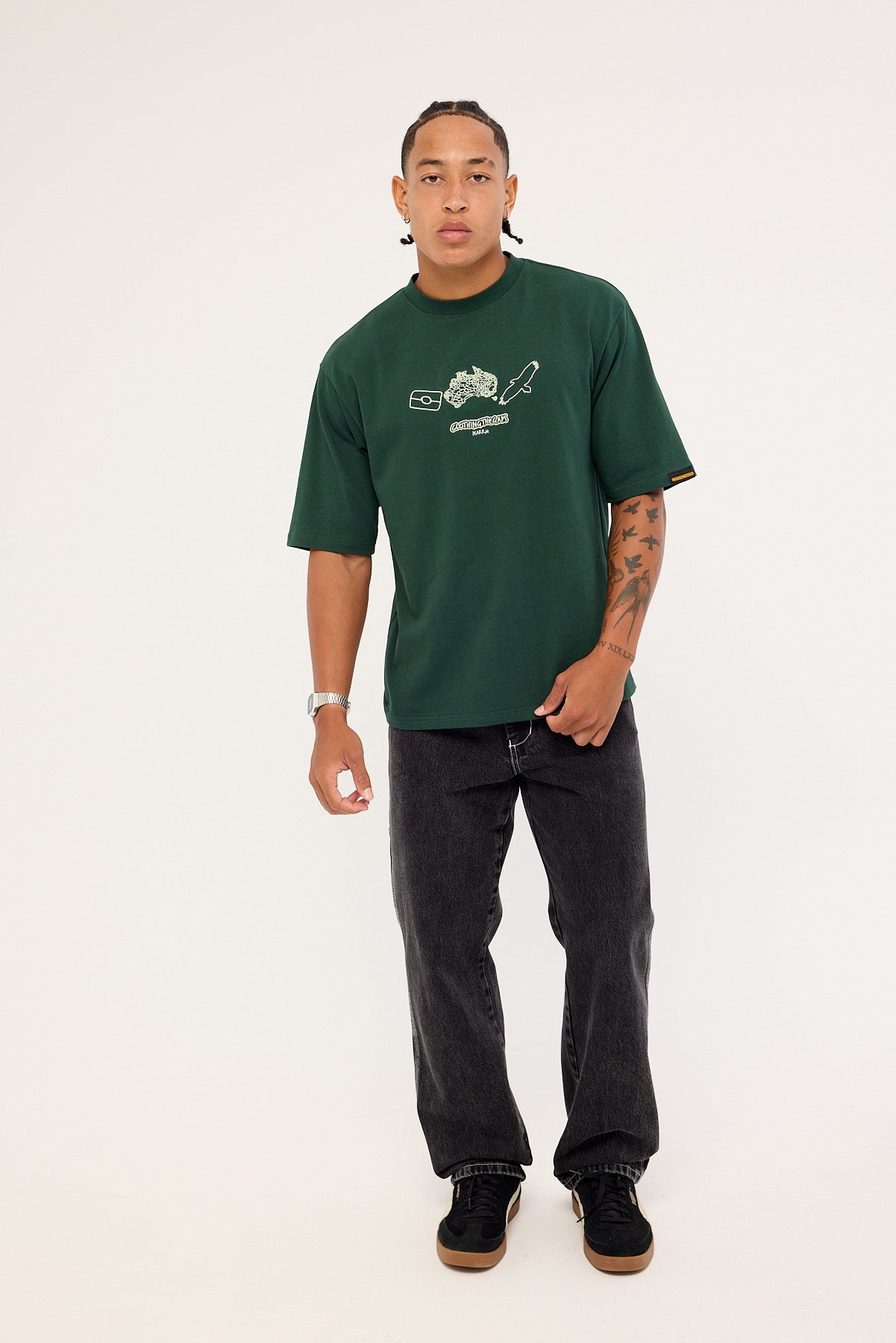 Clothing The Gaps Icon Tee Forest Green