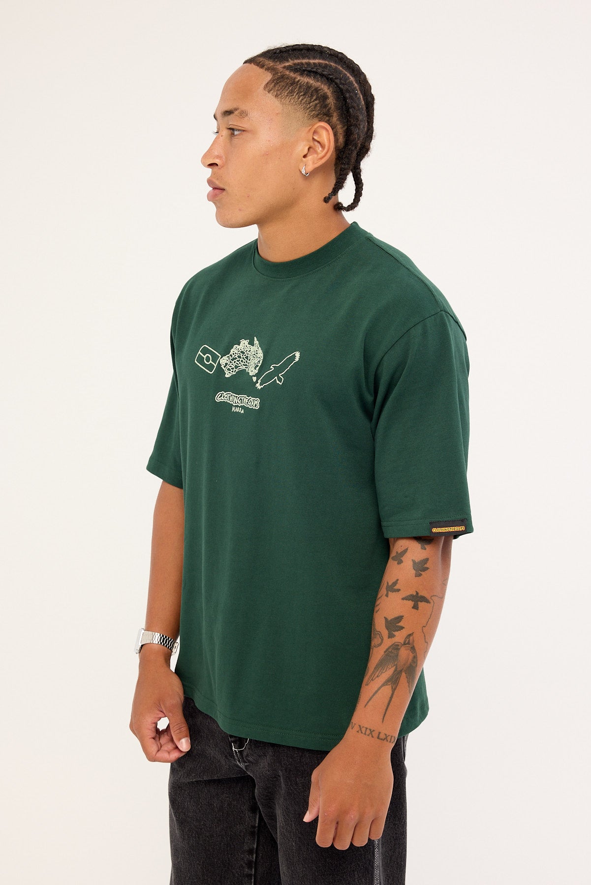 Clothing The Gaps Icon Tee Forest Green