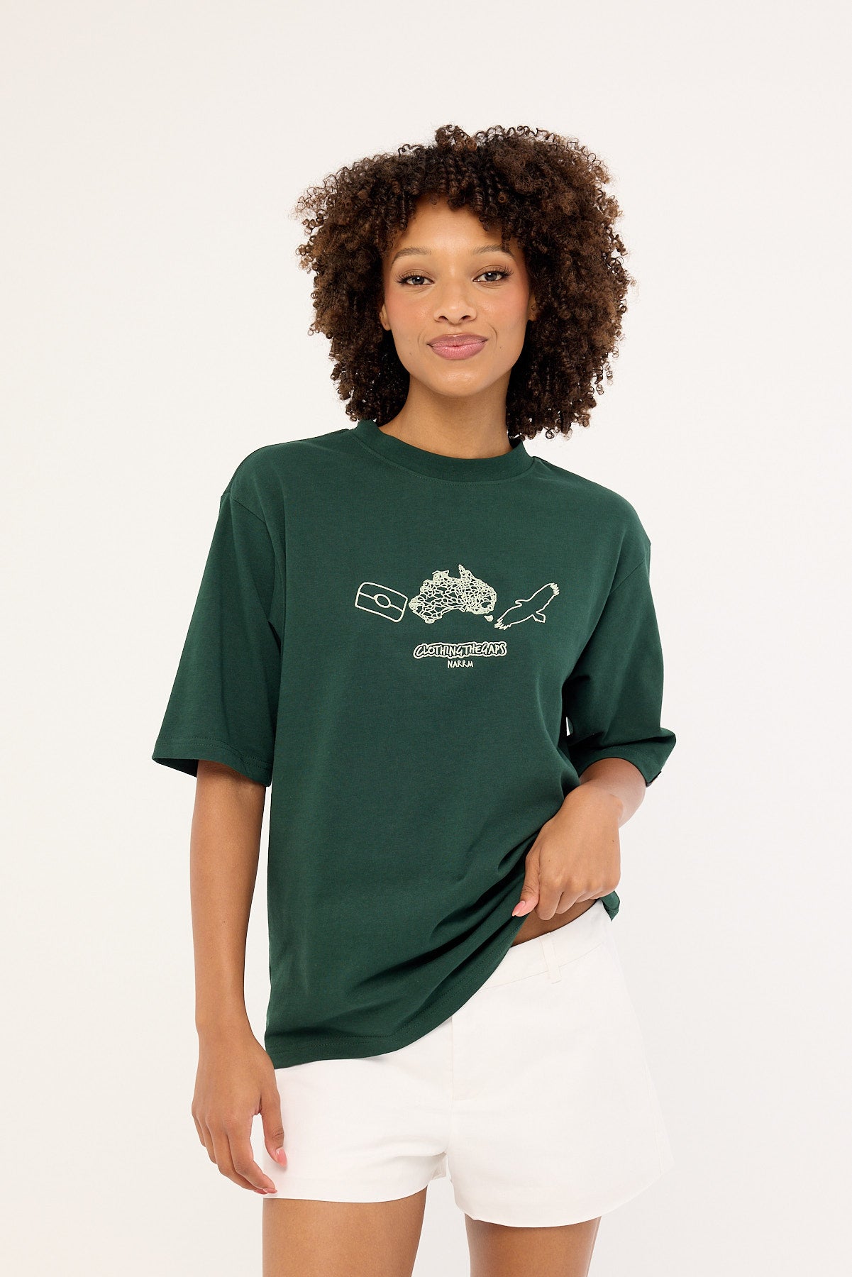 Clothing The Gaps Icon Tee Forest Green