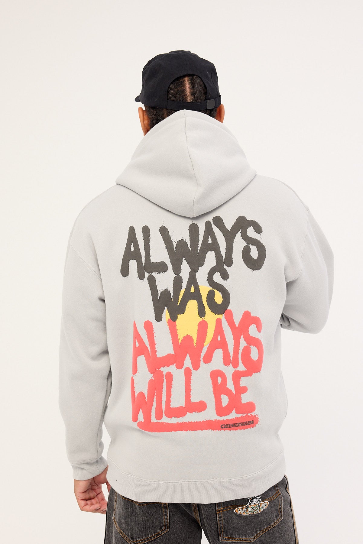 Clothing The Gaps Always Was Hoodie Grey