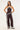 Perfect Stranger Sicily Mid Rise Pants Brown Stripe
