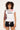 Neovision False Proof Cut Out Baby Tee White