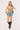 Motel Cressa Top Faux Suede Mushroom Grey