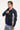Rusty Blizzard Quarter Zip Polar Fleece Navy Blue