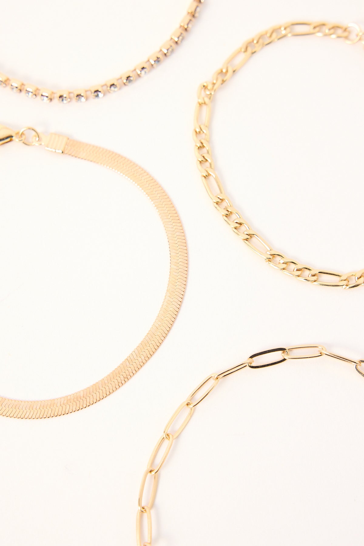 Token Tennis Bracelet Pack Gold