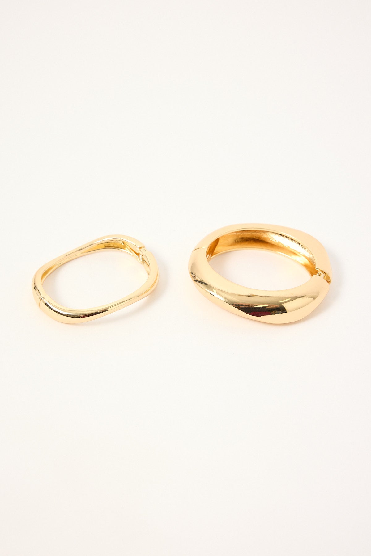 Token Bangle 2 Pack Gold