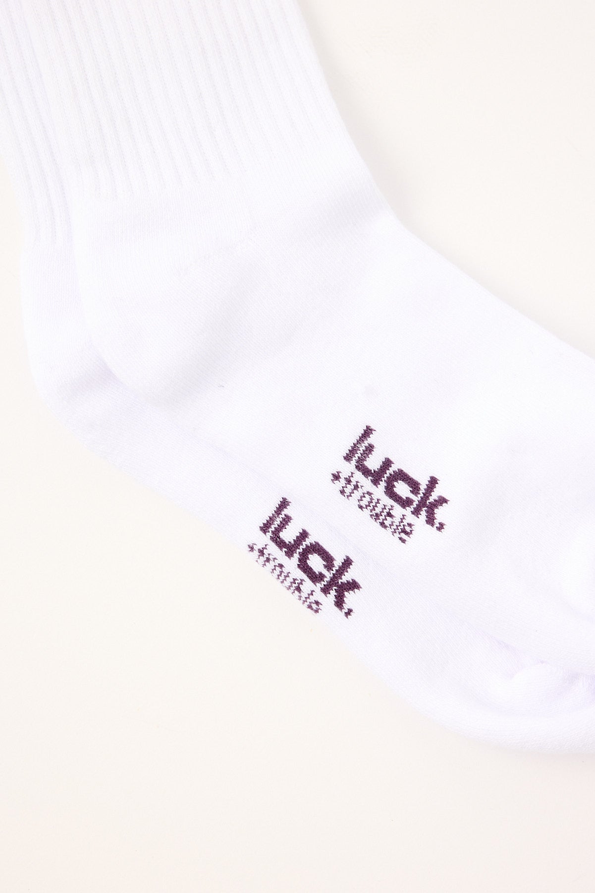 Luck & Trouble Mum's Favourite Sock White
